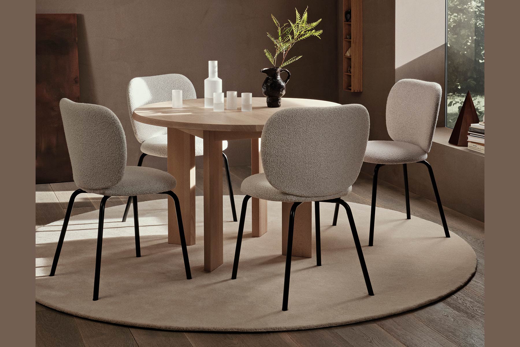 Table de Repas 'Tarn'</br>'Ferm Living' Plusieurs Finitions – Image 2