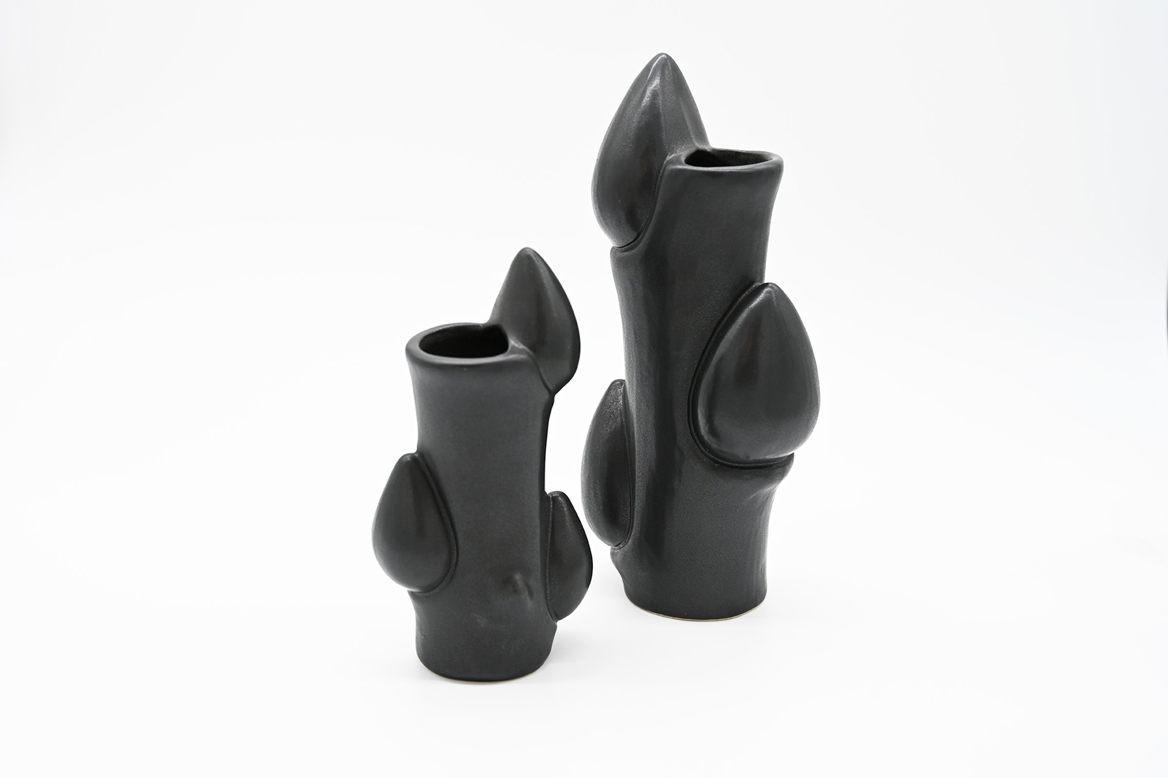 2 Vases Céramique 'Michael Andersen' </br>Designer: 'Knud Basse'