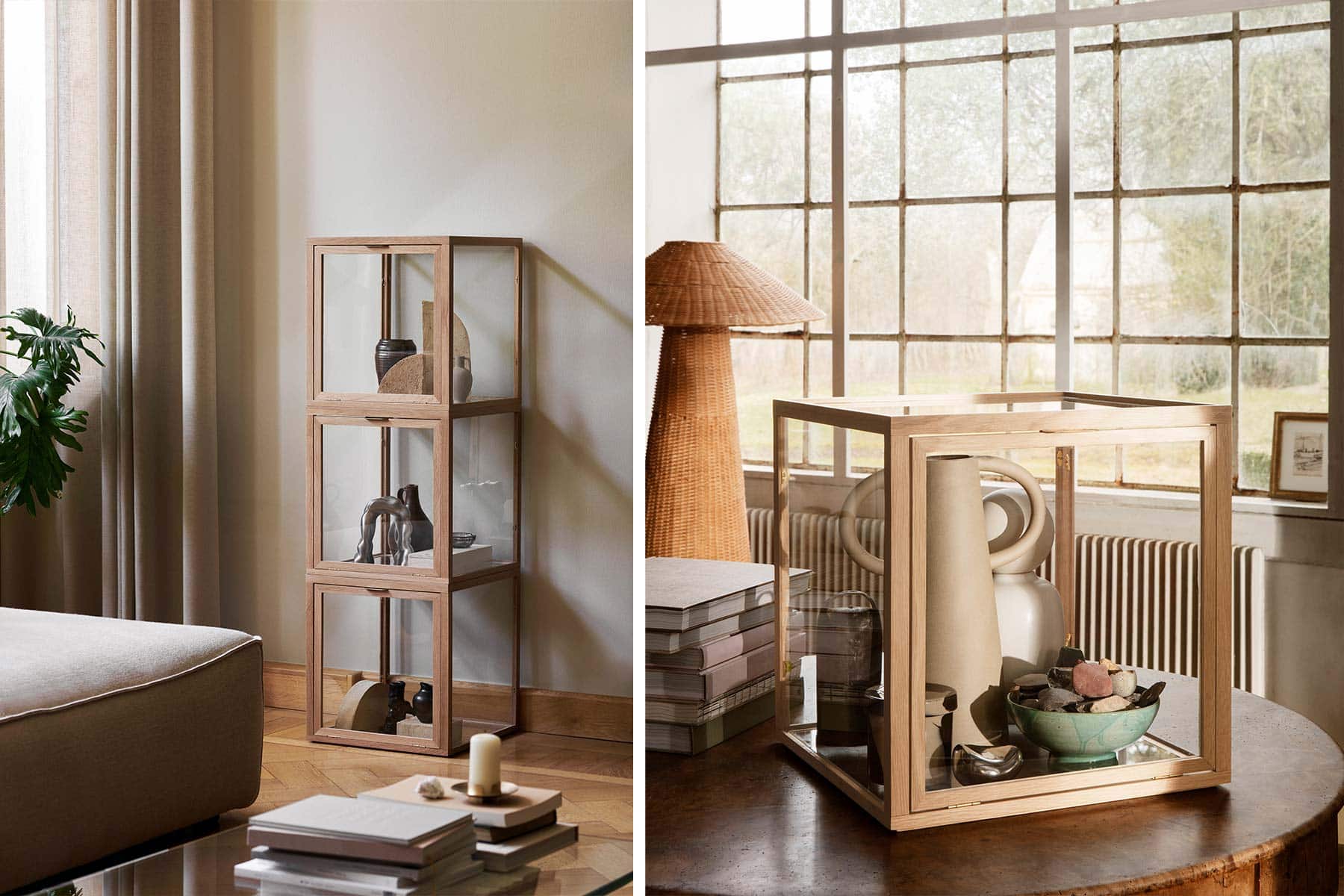 Vitrine en Chêne 'Miru'</br>Marque: 'Ferm Living'. 2 finitions – Image 5